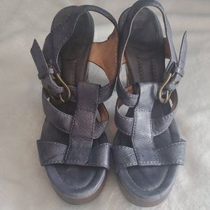 Frye Tamara Buckle T-Strap Sandals